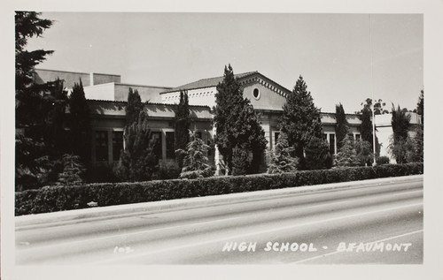 Beaumont High School postcard