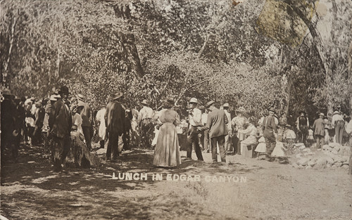 Lunch in Edgar Canyon