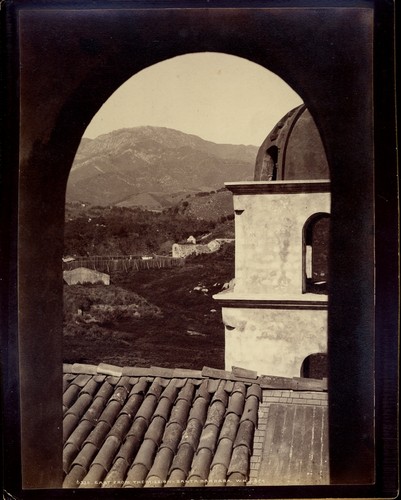 East from Mission at Santa Barbara