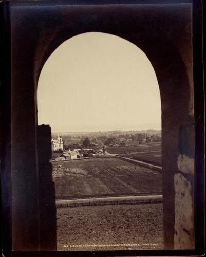 South from Mission at Santa Barbara