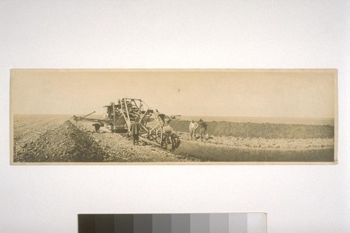 Austen Ditcher - vintage about 1910. Bought by River Farms from Solano Irrig. [irrigation] Farms - 1916