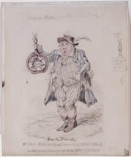 Mr. John Bull in Keeley's character of Willibald in the popular extravaganza of the Bottle Imp