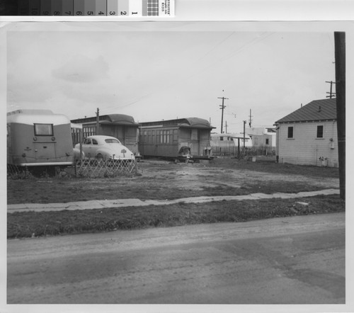 [Photograph of street car housing]