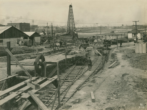 [Photograph of the Richmond Municipal Tunnel under construction B]