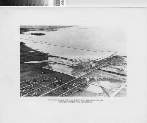 [Photograph of Richmond Shipyard area before construction]