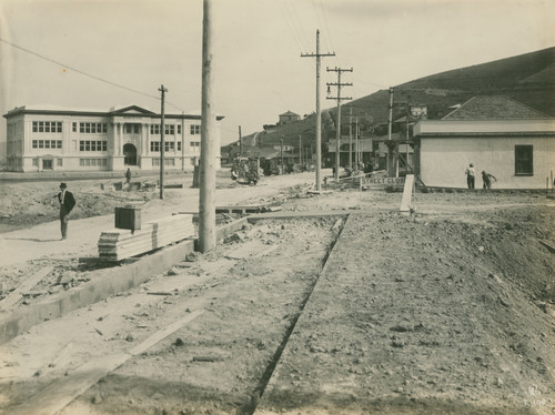 [Photograph of new buildings under construction B]