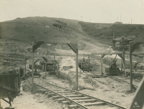 [Photograph of the Richmond Municipal Tunnel under construction C]