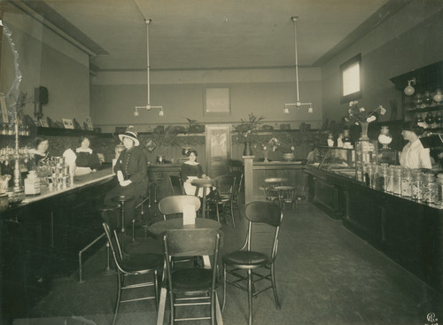 [Photograph of Clark's confectionery A]