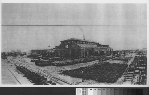 [Photograph of Santa Fe railroad shop B]