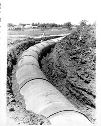 Pipeline under construction