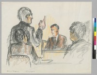 Attorney Charles Garry; [S.F. Police Officer] Paul McGoran - Los Siete Trial 1970