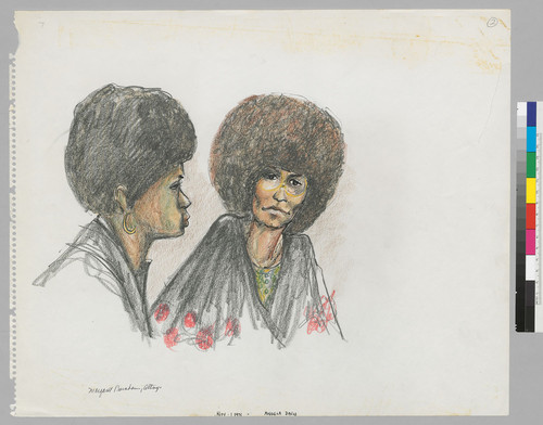 11/1/71 Attorney Margaret Burnham, Angela Davis