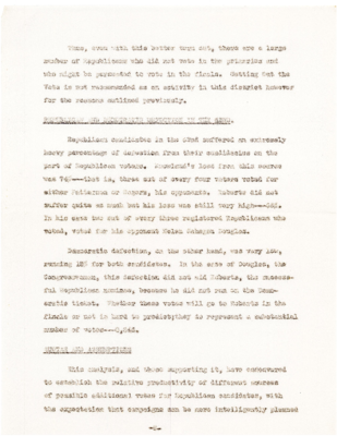 62nd Assembly District, analysis of June 4, 1946 primaries based on offical returns