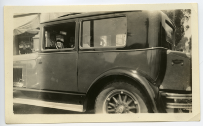 Automobile parked on street