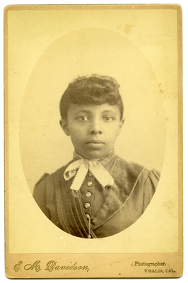 Portrait of Johanna Hinds, Pearl Hinds Roberts oldest sister