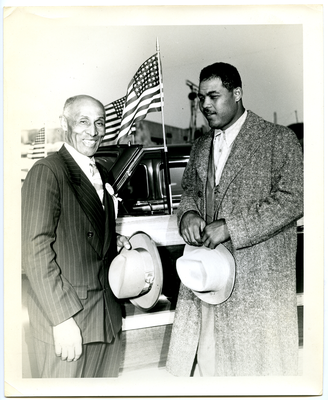 Joe Louis and Frederick M. Roberts