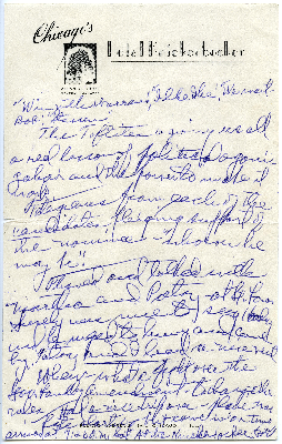 Letter from Frederick Roberts re: Republican National Convention