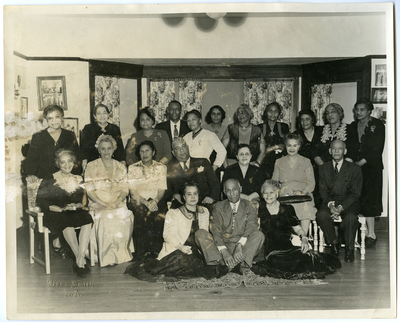 Group photograph of men and women