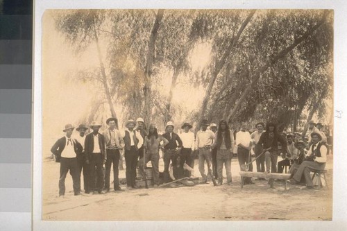 "At the Barbeque, The Musicians"