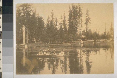 Boating on the Lake, July 5, 1888