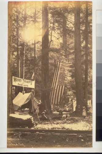 "View from the South" (the Merry Tramps of Oakland Camp site, Sonoma County)