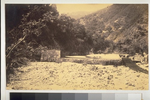 Dam and Fish Ladder, Carmello, California