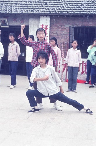 Revolutionary Song and Dance by Young Women Student