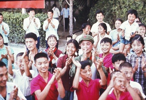 Young People Welcoming Foreign Guests