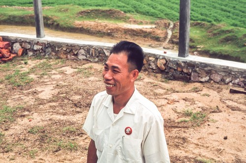 Local Cadre Welcoming Visitors