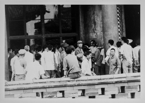 Visitors in the Palace Museum