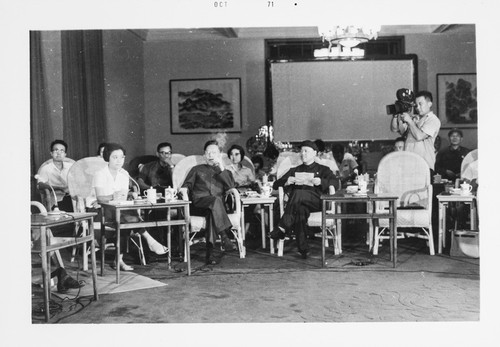 Meeting with Premier Zhou Enlai in the Great Hall of the People