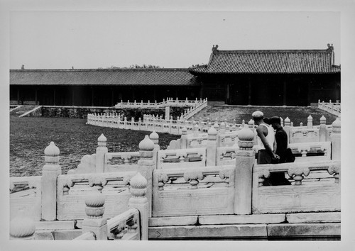 Visitors in the Palace Museum