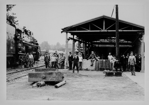 The Farewell Ceremony at the Train Station