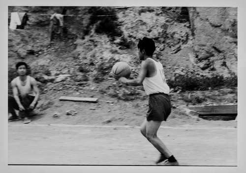 Young People Playing Basketball