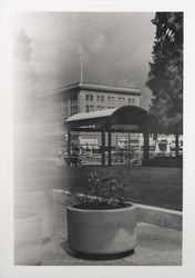 Looking northeast across Courthouse Square, Santa Rosa , California, 1968