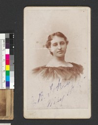 [Signed carte de visite portrait of Alice B. Toklas.]