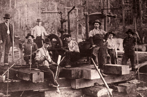 Lyonsville Machine Shop Work Crew
