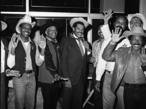 Men in Western Attire, Los Angeles, 1983