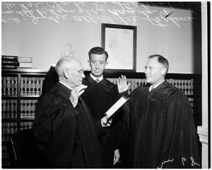 Judges sworn in, 1958