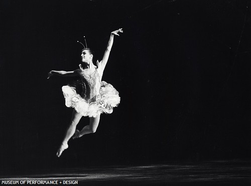 San Francisco Ballet dancer in Eliot Feld's Papillon, 1986
