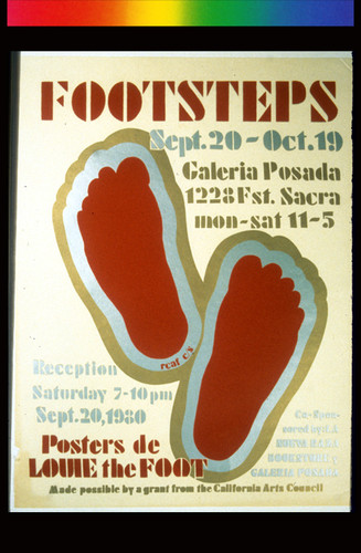 Footsteps, Announcement Poster for