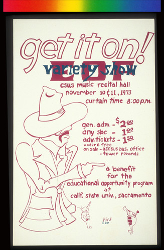 Get It On, Announcement Poster for