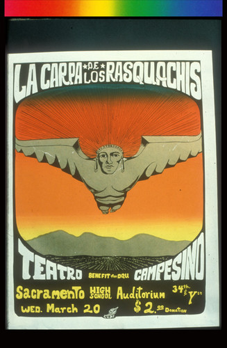 La Carpa de Los Rascuachis, Announcement Poster for