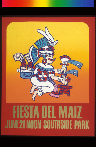 Fiesta del Maiz, Announcement Poster for