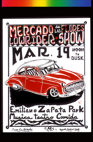 Mercado de las Flores, Announcement Poster for