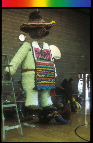 Piñatas Making and Set-Up for Annual "Christmas Unity" Event