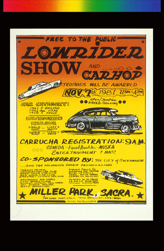 Lowrider Show, Announcement Poster for