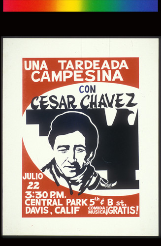 Una Tardeada Campesina, Announcement Poster for