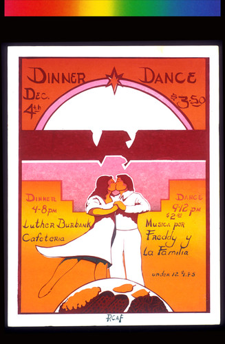 Dinner Dance, Announcement Poster for