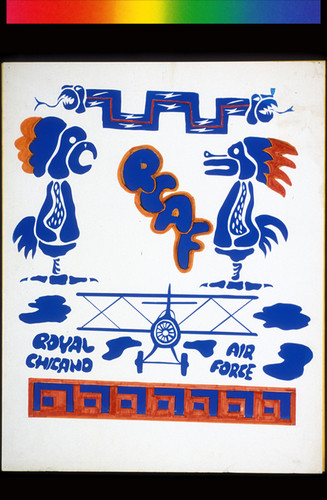 Royal Chicano Air Force, Announcement Poster for